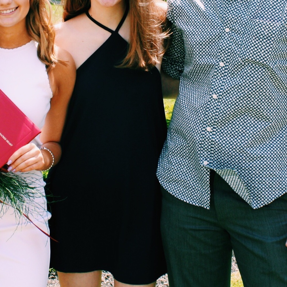 Lulus navy blue dress worn once